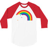 rainbow 3/4 Sleeve Shirt