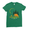 Total Solar Eclipse Camp Ladies Fitted T-Shirt
