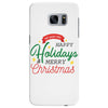 we wish you happy holidays &amp; merry christmas Samsung Galaxy S7 Edge Case