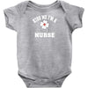 Kiss Me I Am A Nurse St Patricks Day Design Baby Onesie