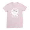 sloth's gym Ladies Fitted T-Shirt