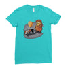 we all float Ladies Fitted T-Shirt