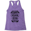 Super Cool Momma Of A Freaking Awesome Son Racerback Tank