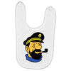 captain haddock tintin cartoon comic Baby Bibs