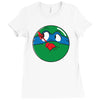 who watches the pizza Ladies Fitted T-Shirt