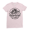 the mountains Ladies Fitted T-Shirt