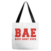 BAE Best Aunt Ever Tote Bags