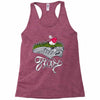 don't step on the grass Racerback Tank