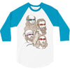 shh, the rat is our patron 3/4 Sleeve Shirt