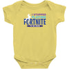 i Stopped Playing Fortnite To Be Here Baby Bodysuit
