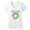 citizen 'flower Women's V-Neck T-Shirt