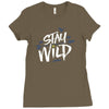stay wild Ladies Fitted T-Shirt