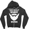 funny beards Zipper Hoodie