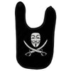 mask of modern mutiny Baby Bibs