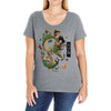 dragon freedom Ladies Curvy T-Shirt