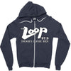 the loop chicago's classic rock 97.9 fm radio station Zipper Hoodie
