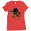midnight flight Ladies Fitted T-Shirt