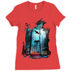 shark forest Ladies Fitted T-Shirt