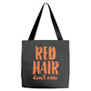 red hair dont care Tote Bags