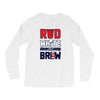 red white and brew Long Sleeve Shirts