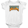 Wtf Doom Black Stroke Baby Bodysuit