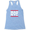 mad nyc new york city run fashion slogan party Racerback Tank