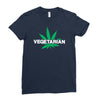vegetarian Ladies Fitted T-Shirt