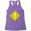 warning Racerback Tank