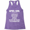 Super April Girl Racerback Tank