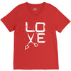 shear love V-Neck Tee