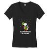 Happiness is Camp Women's V-Neck T-Shirt