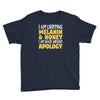 black without apology Youth Tee