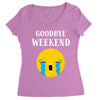 goodbye weekend Women's Triblend Scoop T-shirt