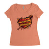 bloody love Women's Triblend Scoop T-shirt