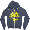 eryctriceps limited edition gold foil t shirt Zipper Hoodie