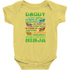 Daddy You Are My Favorite Ninja Baby Onesie