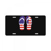 paire de tongues am&eacute;ricaine License Plate