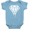 dripping diamond logo Baby Onesie