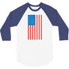 american flag 3/4 Sleeve Shirt