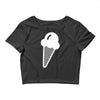 ice cream cone funny Crop Top
