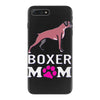 love boxer dog mom funny iPhone 7 Plus Case
