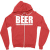 beer liquid Zipper Hoodie