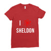 i heart sheldon Ladies Fitted T-Shirt