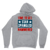 star spangled hammered Hoodie