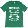May Girls Are Sunshine Mixed With A Little Hurricane T-Shirt