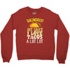 raindrop hot sauce i love tacos a lot Crewneck Sweatshirt