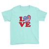 star spangled hammered Youth Tee