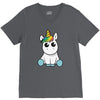 unicorn V-Neck Tee