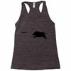 boar hunting Racerback Tank