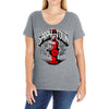 spray the towwn Ladies Curvy T-Shirt